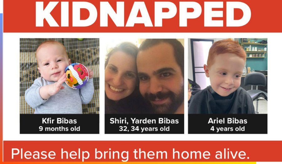 Bibas family hostage posters