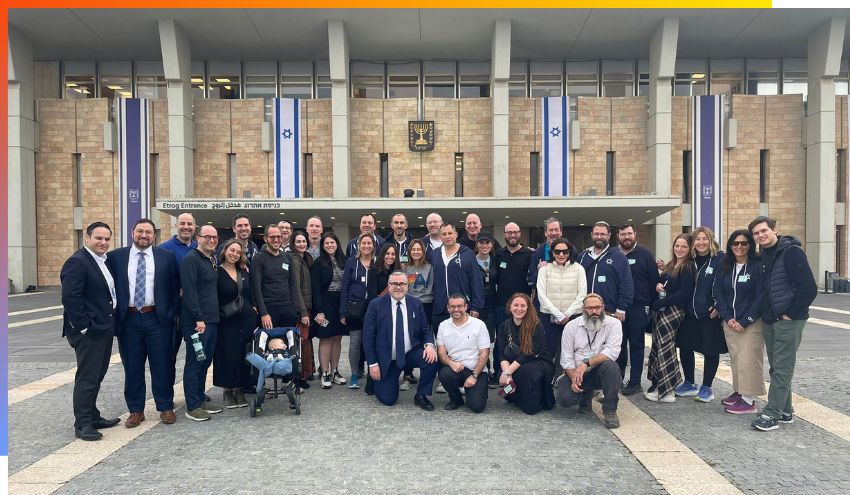 WSIS mission at the knesset