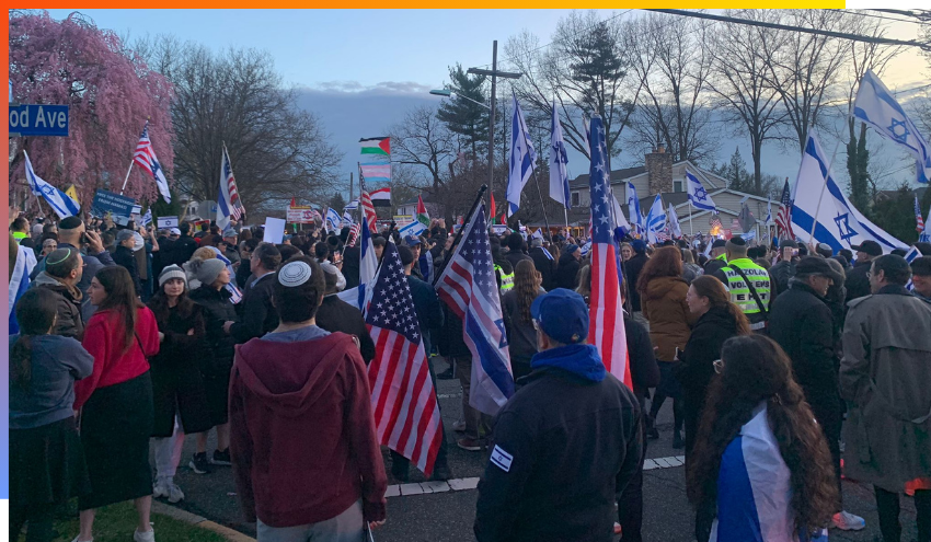 Teaneck Jewish community rally for Israel