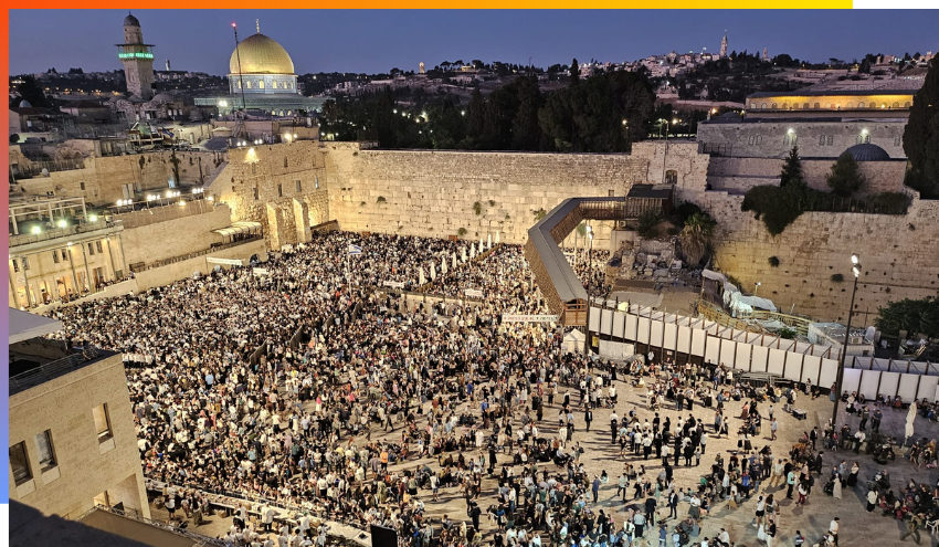 The Kotel on Tisha B'Av.