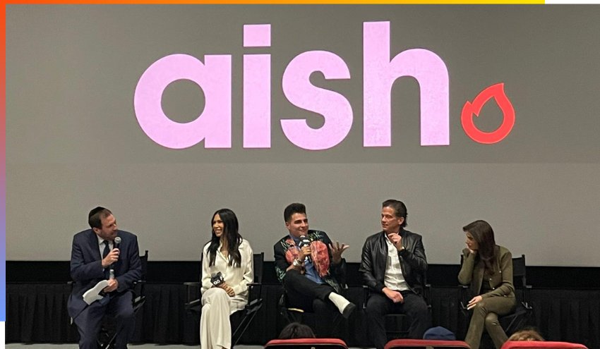 Manhattan Panel (from left) Rabbi Elliot Matthias, Tanya Zuckerbrot, Zach Sage Fox, Ari Ackerman, Lizzy Savetsky.