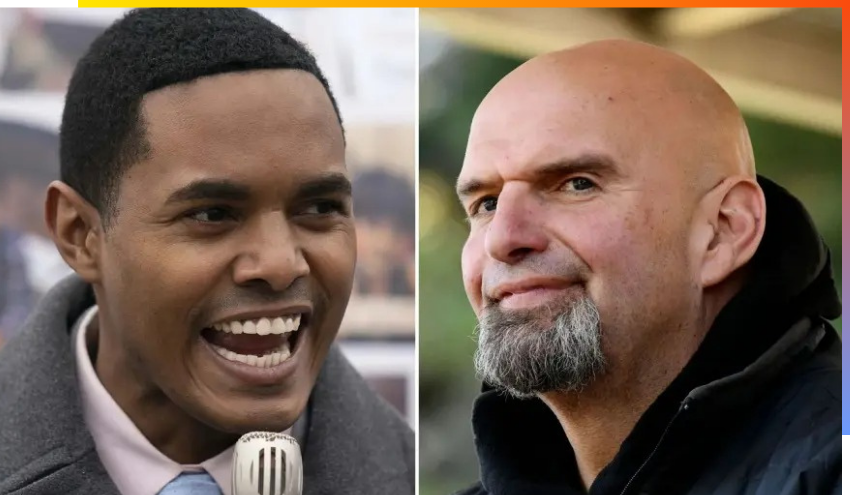 Representative Ritchie Torres and Senator John Fetterman.