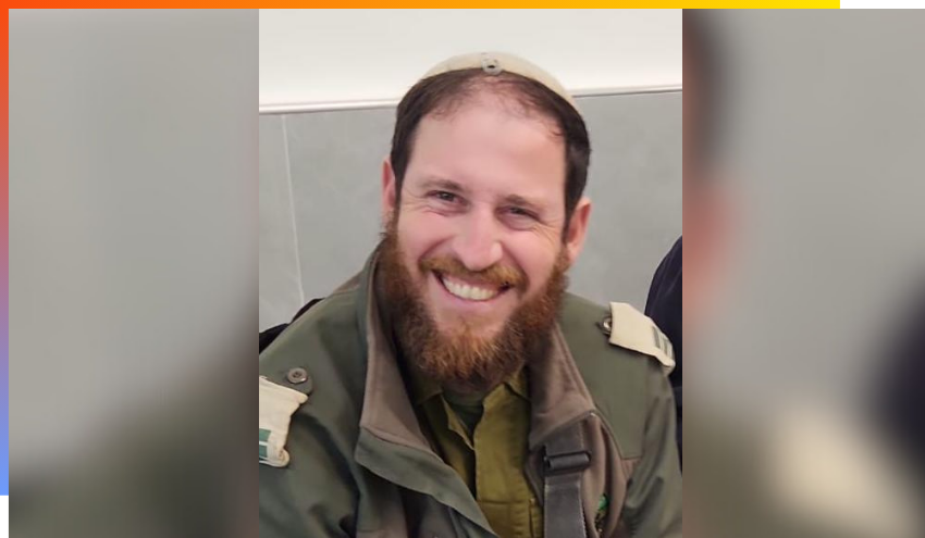 Captain (res.) Abraham Yosef Goldberg HY”D.