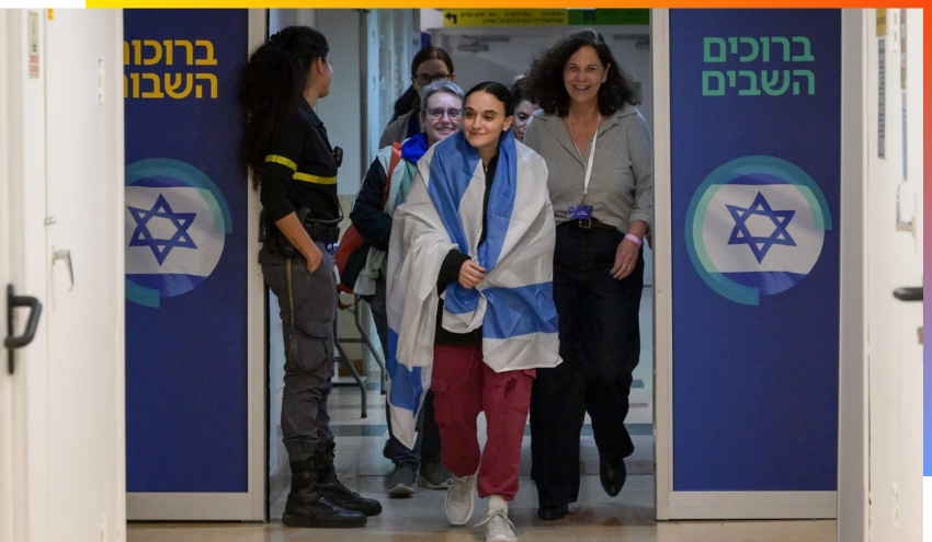 Emily Damari returning to Israel from captivity