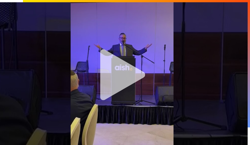 Rabbi Steven Burg's opening address to the Newsmax delegation.