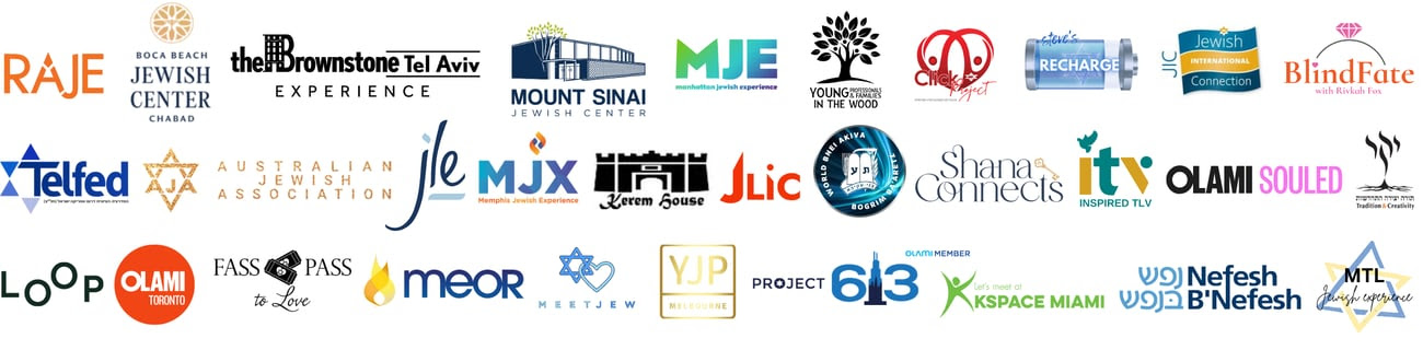 Organisations supporting Aish's dating event