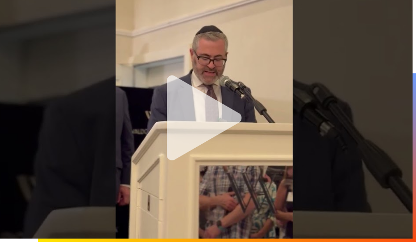 Rabbi Steven Burg speaking