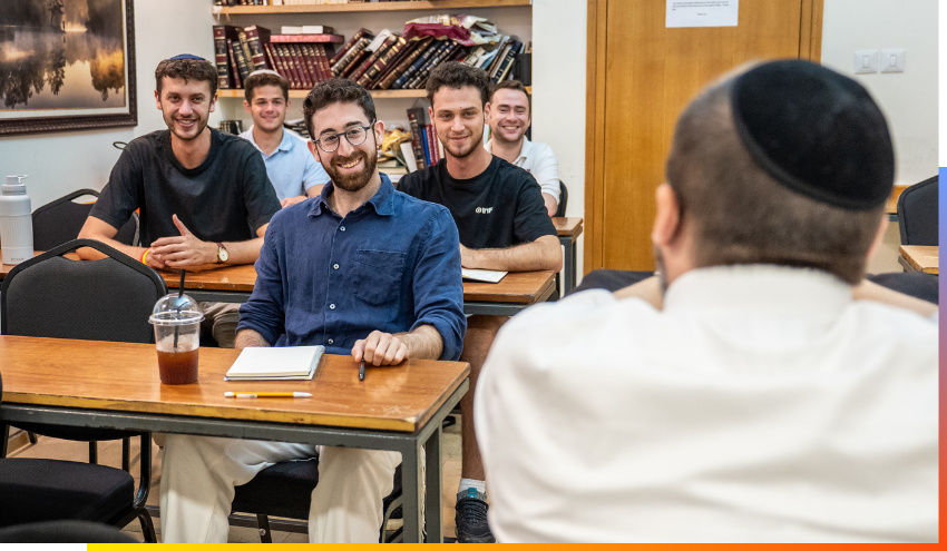 Class at Aish Yeshiva