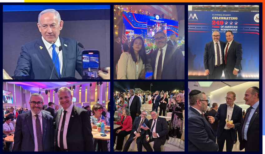 Aish Staff at a U.S. embassy of Jerusalem event