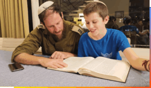 Rabbi Avi Goldberg zt”l learning Torah