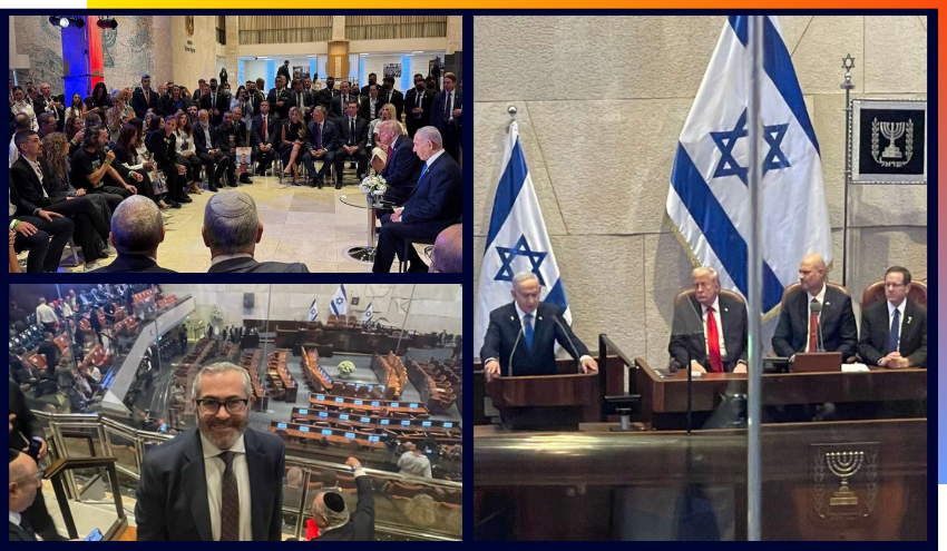 Rabbi Steven Burg at the Knesset