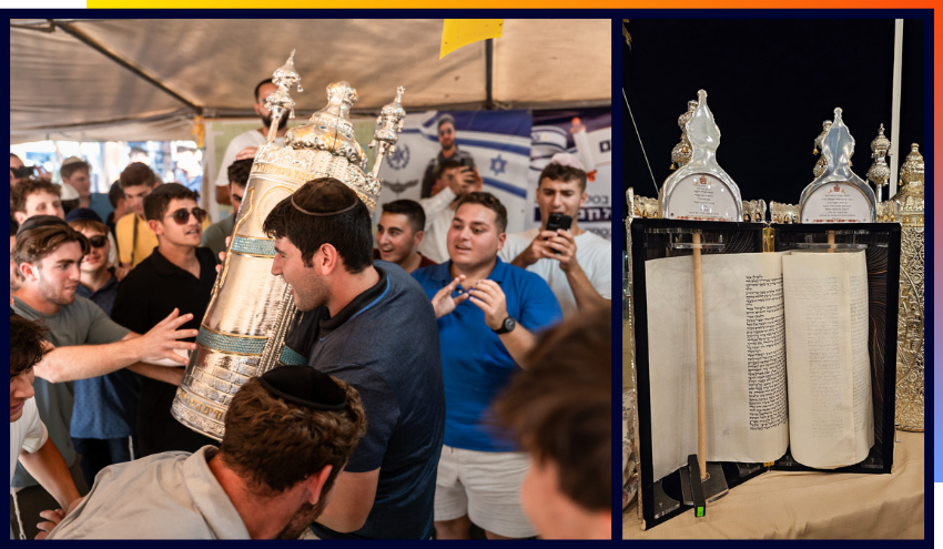 Celebrating a new Torah at Aish
