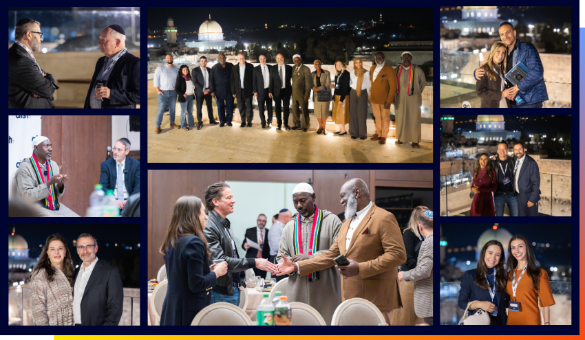  Sheikhs, Imams, and Muslim community leaders at the Aish World Center