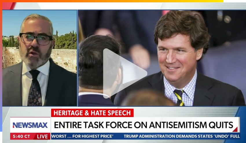 Rabbi Steven Burg on Newsmax