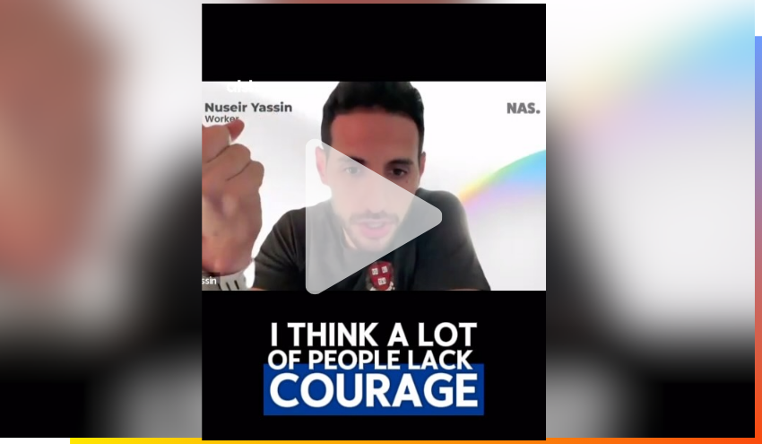 Nas Daily talking with Rabbi Dov Ber Cohen