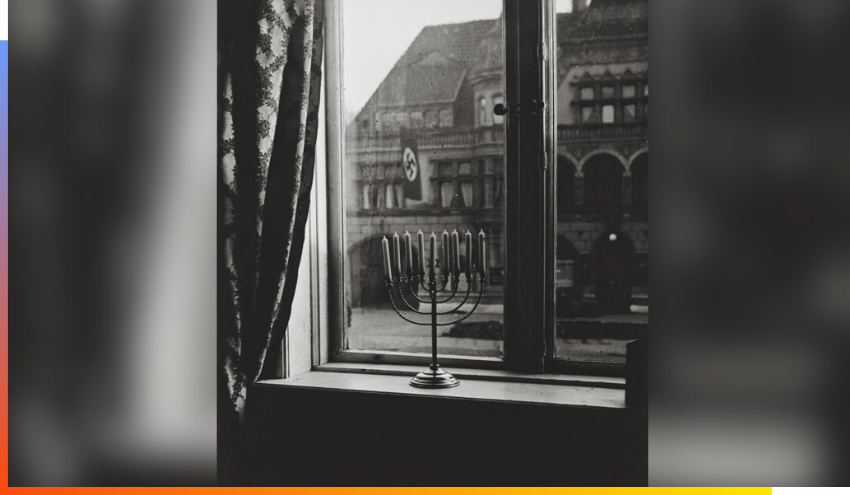 Menorah in Nazi occupied Germany