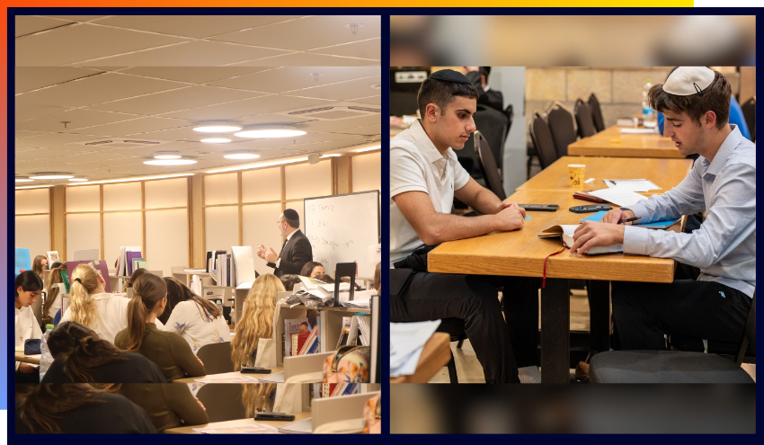 Aish Yeshiva students