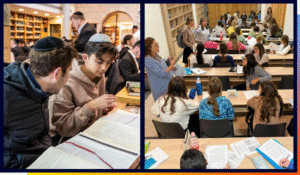 Aish students learning