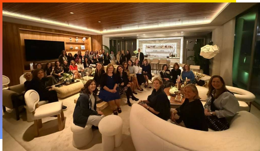 Aish event at the home of Ivan and Susanna Kaufman