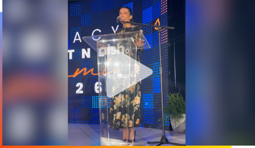 Ellie Zeiler at the Aish legacy summit 2026