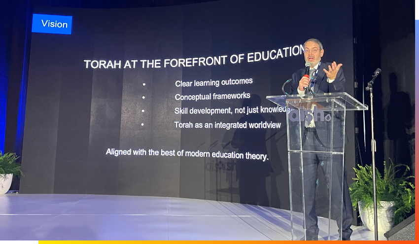 Rabbi Rowe at the Aish legacy summit