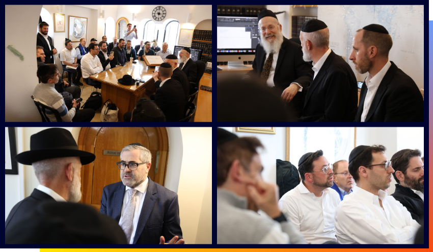 Mivakshim group with Aish Rosh Yeshiva, Rav Yitzchak Berkovits.