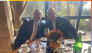 Rabbi Burg and Yaakov Gade