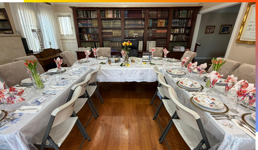 A table is set for a meal, will you come and partake of the joy and continuing inspiration? How will you share your story?