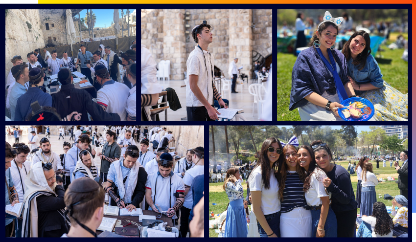 efg@aishstudents and Rebbeim daven at the Kotel on Yom Ha’atzmaut, and soak up the unique Independence Day atmosphere.