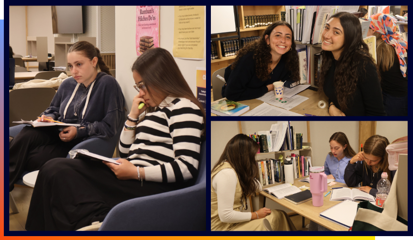 efg@Aish students studying at the Suzana and Ivan Kaufman Aish Institute for Women’s Education.