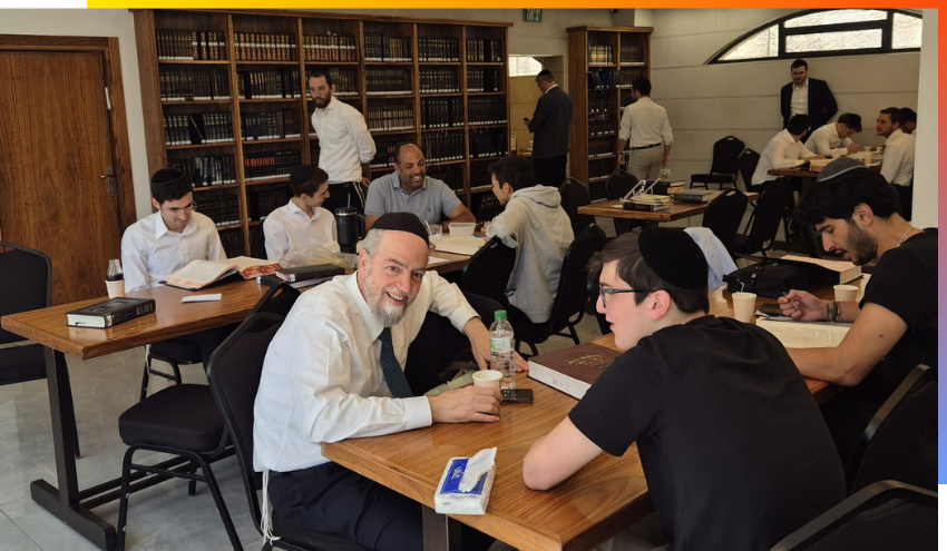 Senior leadership from the Ministry of Diaspora Affairs and Combating Antisemitism spent time in the Aish Latina Yeshiva.