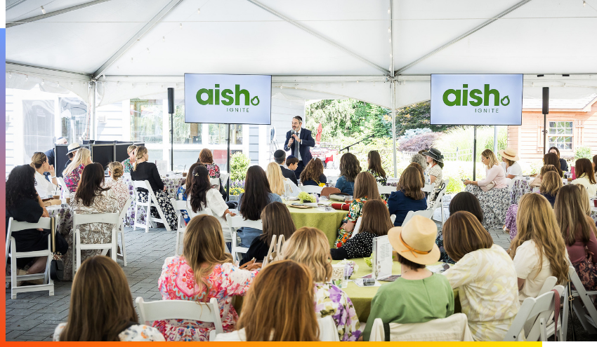 The crowd at the Aish Ignite/Mominary event