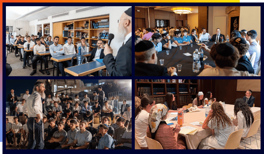 efg@Aish students hear from various Aish staff during the first two days of studies, including from The Rosh Yeshiva Rabbi Yitzchak Berkovits