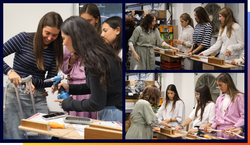 efg@Aish students constructed medical supplies at Yad Sarah earlier this month as part of Aish’s volunteer service program
