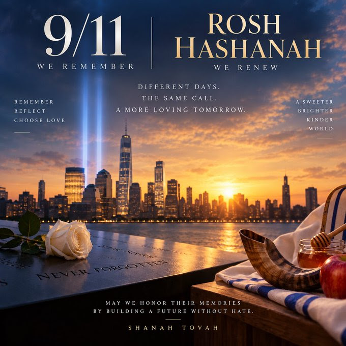 Rosh Hashanah falls out on 9/11 image