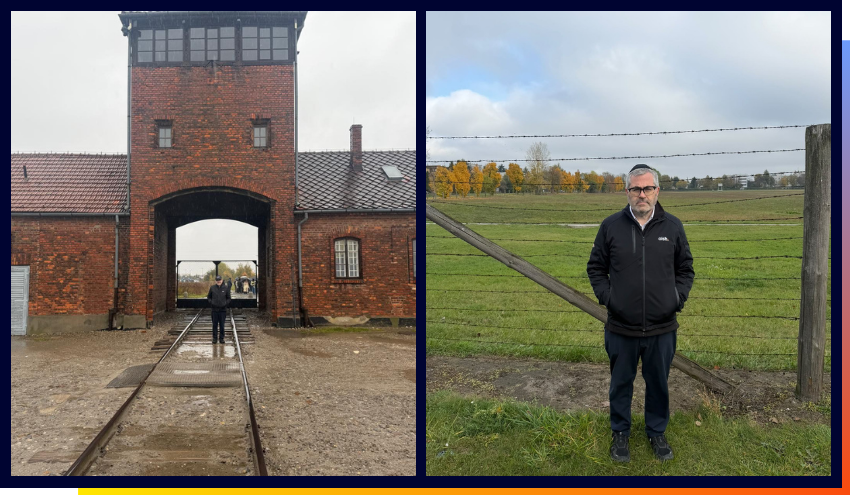 Standing in Auschwitz-Birkenau