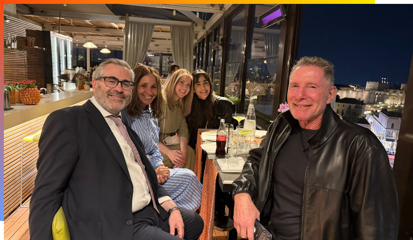 Suzana and Ivan Kaufman together with Rabbi Steven Burg, Rebbetzin Rachel Burg, and Global Spokesperson Jamie Geller